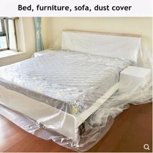 1 шт. пылезащитный чехол для дивана, крышка для мебели, пластиковая пленка для украшения дома, Пылезащитная ткань, серый