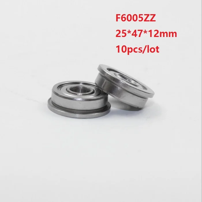 10 шт./лот F6005ZZ F6005 ZZ F6005Z 25x47x12 мм экранированная крышка фланец глубокий шаровой