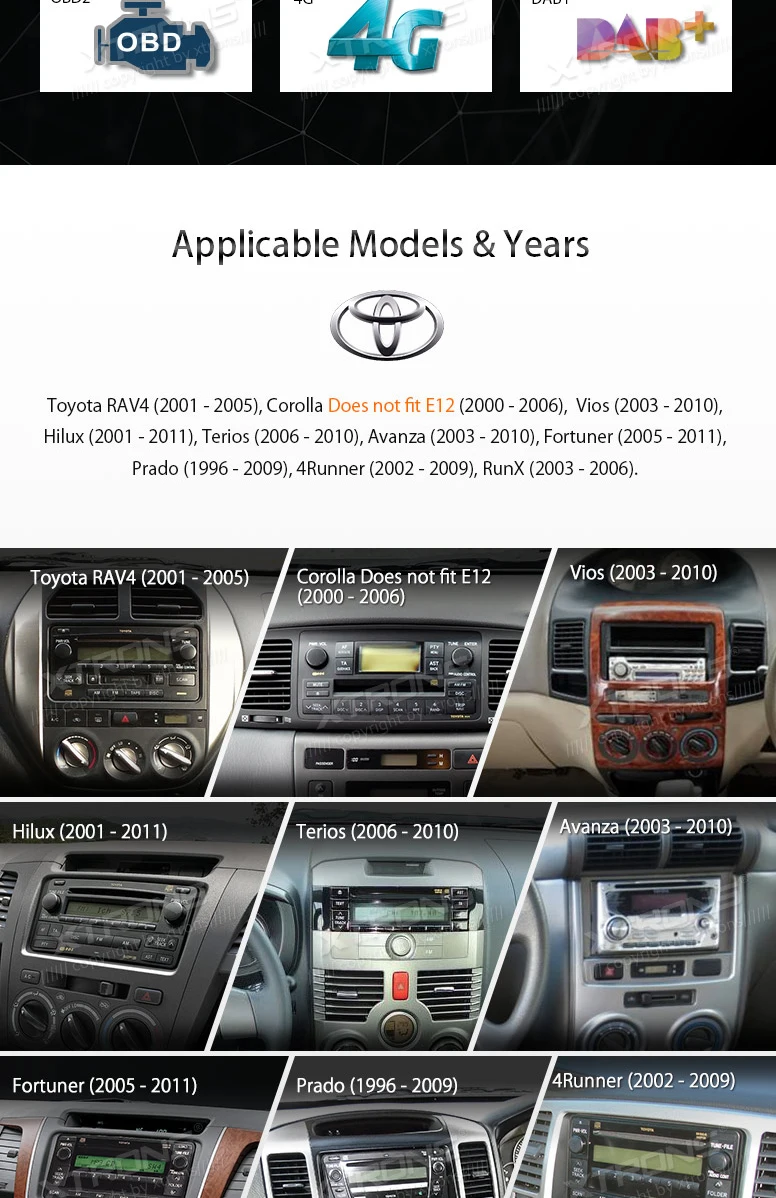 Clearance Android 6.0 OS 6.95" Octa-Core Car DVD for Toyota Vios 2003-2010 & FJ Cruiser 2003-2010 & Tundra 2003-2006 with 2GB RAM 32GB ROM 1 Clearance Android 6.0 OS 6.95" Octa-Core Car DVD for Toyota Vios 2003-2010 & FJ Cruiser 2003-2010 & Tundra 2003-2006 with 2GB RAM 32GB ROM 1