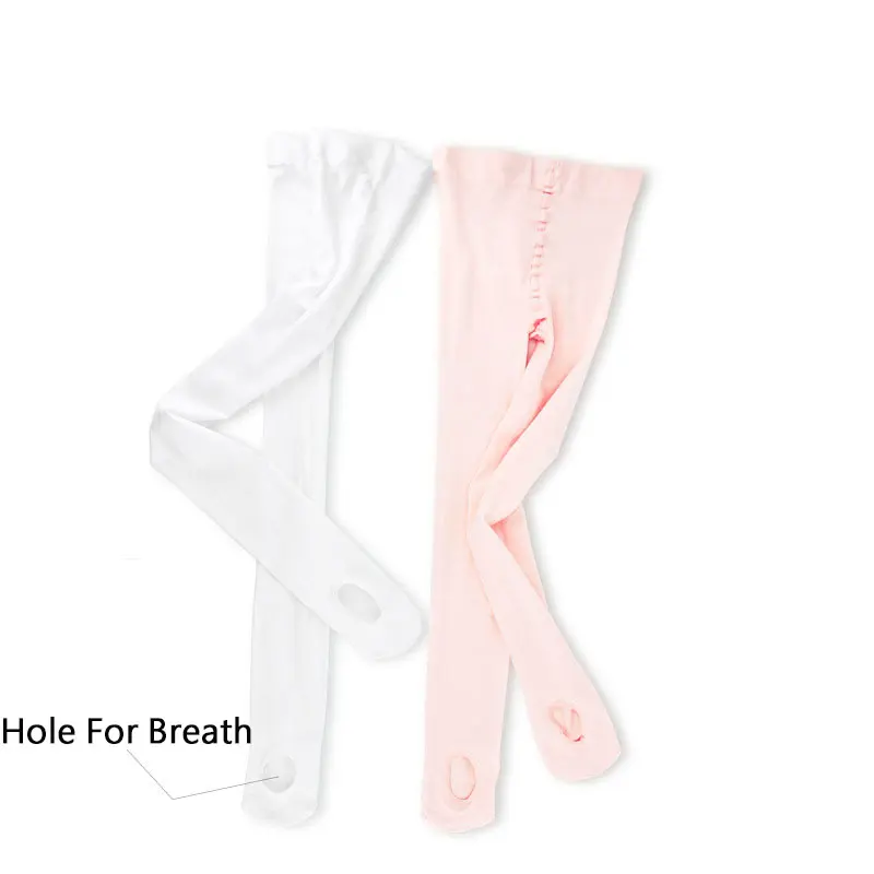 Professional Kids Ballet Convertible Tights Girl White Velvet Stocking Child Pantyhose Dance Socks Ballet Pantyhose Wormer