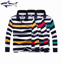 2017 Tace Shark Mens Sweaters Excessive High quality Autumn Cotton Striped Sweater Males Homme Shirt Model Informal Print Pullover Males Pull