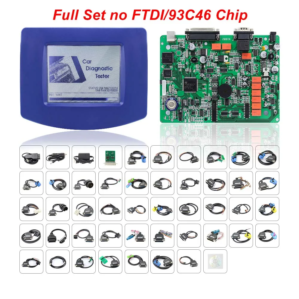 DIGIPROG 3 FTDI V4.94 полный набор Automotivo одометр коррекция инструмент OBD2 ECU Пробег программист корректор километр Digiprog-3 - Цвет: Normal Full Set