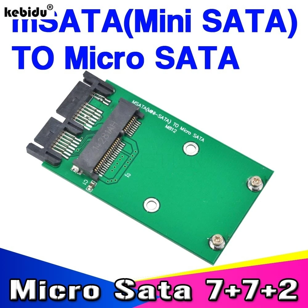 kebidu 20pcs mSATA mini PCI-E SSD 1.8&quot to Micro SATA MSATA Converter Adapter SDD microSata | Компьютеры и офис