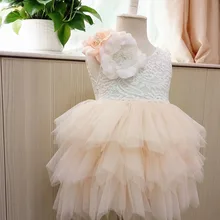 ; летнее кружевное платье-пачка с цветочным рисунком для девочек; детское платье; платья для девочек; 5 шт./лот; BT01