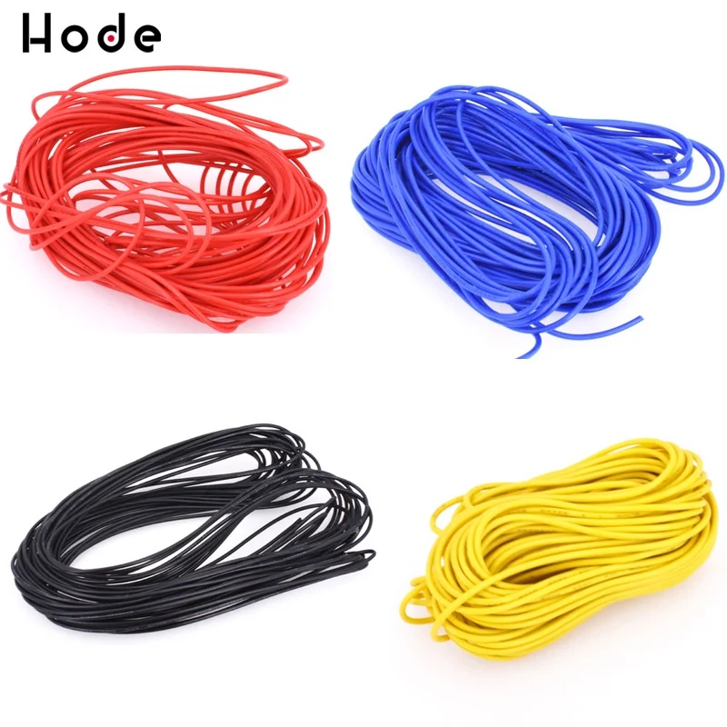 300V 24AWG Cord Hook-up DIY Electrical M 10M Black UL 1007 Hook Up Wire 80°C