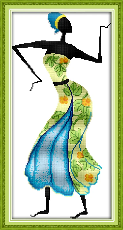The Scenery of Africa cross stitch kit aida 14ct 11ct count printed canvas stitches embroidery DIY handmade needlework