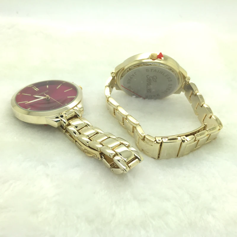 Шикарный цвет циферблат браслет часы золотые женские популярные видеоформаты Relojes Mujer Япония кварцевый Montre Femme