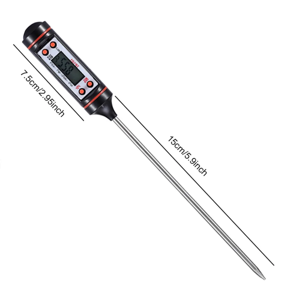 LCD Display Digital BBQ Sensor Thermometer for Food Meat Wine Jam Steak