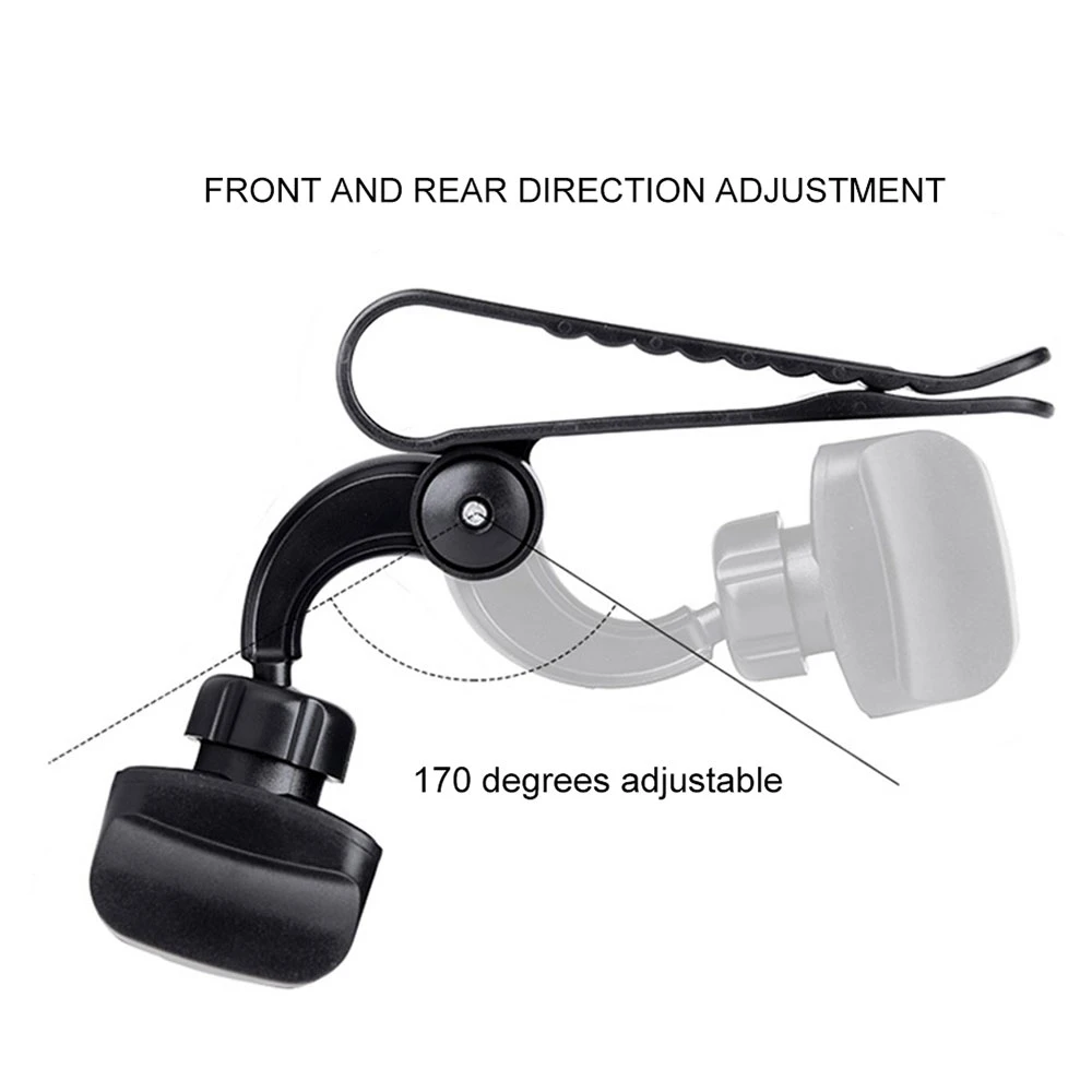 360 Rotation Sonnenblende Auto Telefon Halter Für iPhone X XS 8 7 Plus Samsung Huawei Auto GPS Navi