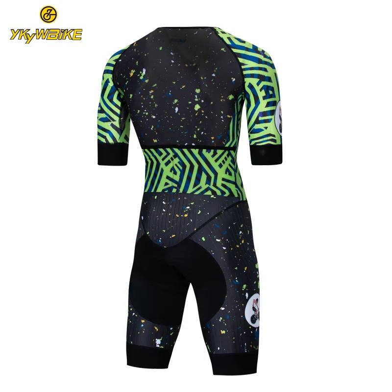 Профессиональный комплект из Джерси для велоспорта, костюм для триатлона, цельный мужской облегающий костюм с коротким рукавом, комбинезон для велоспорта, одежда для велоспорта