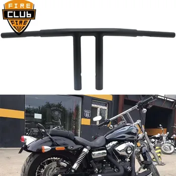

Motorcycle 1-1/4" Drag Bar T bar T-bar Handlebar Black Chrome For Harley Sportster XL DYNA LOW RIDER 10" RISE T-Bar Handlebar