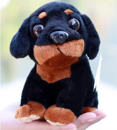 peluche perro negro