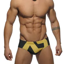 Mens Swimwear Low Wait Swimming Briefs Sexy Men Letter Print Swim Trunks Surf Beach Brief Shorts Male Swimsuit Jammer Beachwear men contrast panel letter print swim briefs