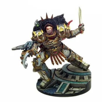 

54mm Scale Resin Figure Model Kit Knight With Base Static Modeling Assembling DIY Toys Hobby Tools Creative Gift