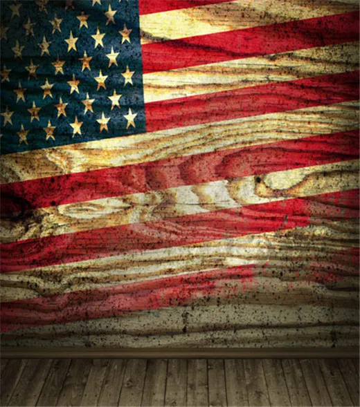 10x10FT Photo Studio Backdrops Wooden Floor Star Spangled 10x10FT Photo Studio Backdrops Wooden Floor Star Spangled