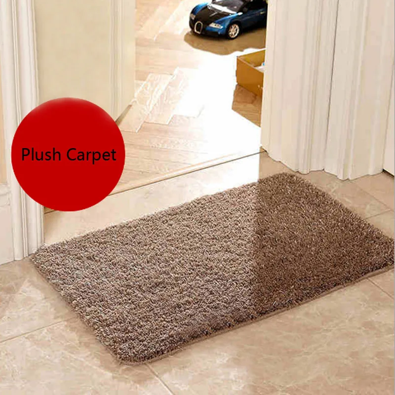 

Soft Fluffy Shaggy Solid Rugs and Carpets Washable and Anti-slip Bath Mat Doormat Floor Rugs for Parlor,Bedroom,Balcony