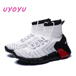 2019 кроссовки из дышащего сетчатого материала Для мужчин 39-46 повседневная обувь Открытый шнуровке для бега Ботинки для мальчика Человек