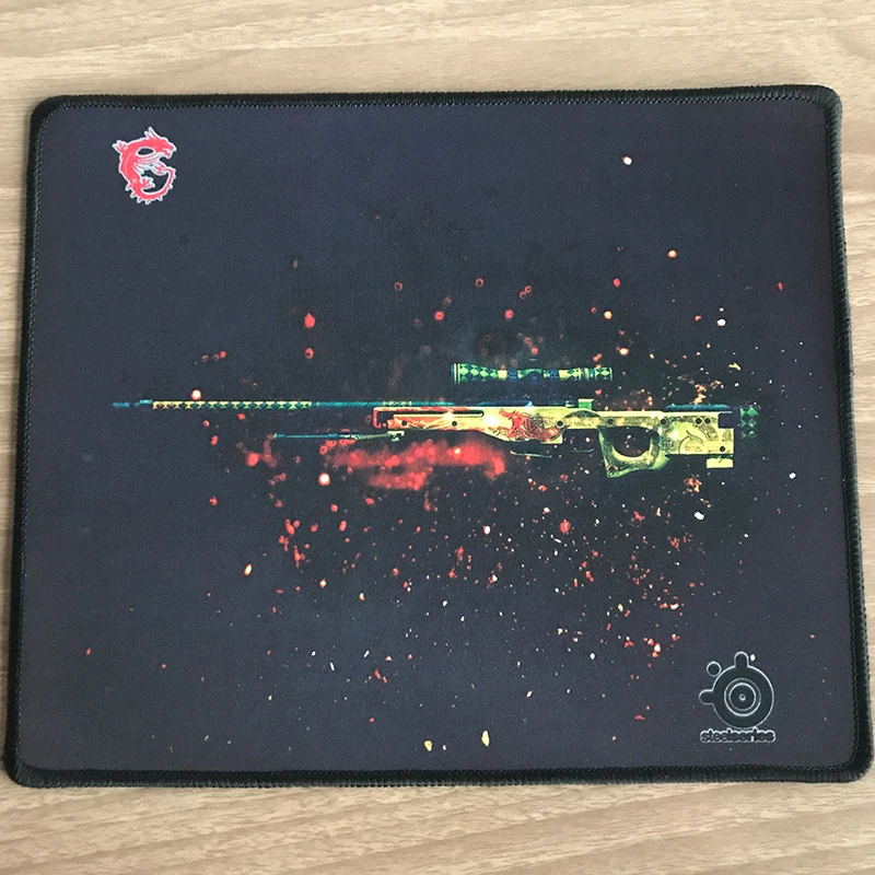 High Quality Stitched Locked Sniper Fifle Weapon Gaming Mouse Pad PC