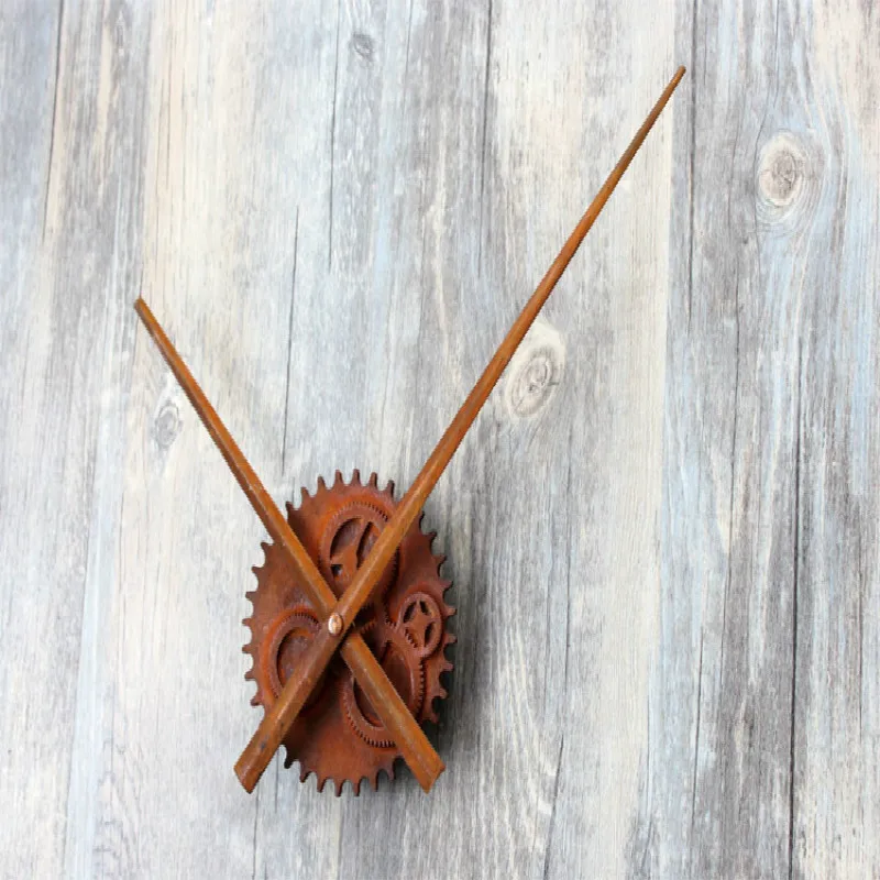 

Wall Clock Modern Design Vintage Old Rust Diy Wall Clocks Gear Creative Silent Bedroom Livingroom Decor Wall Watches