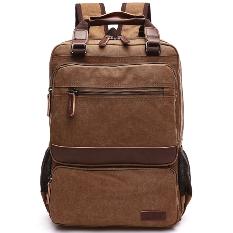 

New Vintage Backpack Canvas Rucksack Leisure Travel School Bags for Teenagers Unisex Laptop Backpacks Men Bagpack Mochilas Bolsa
