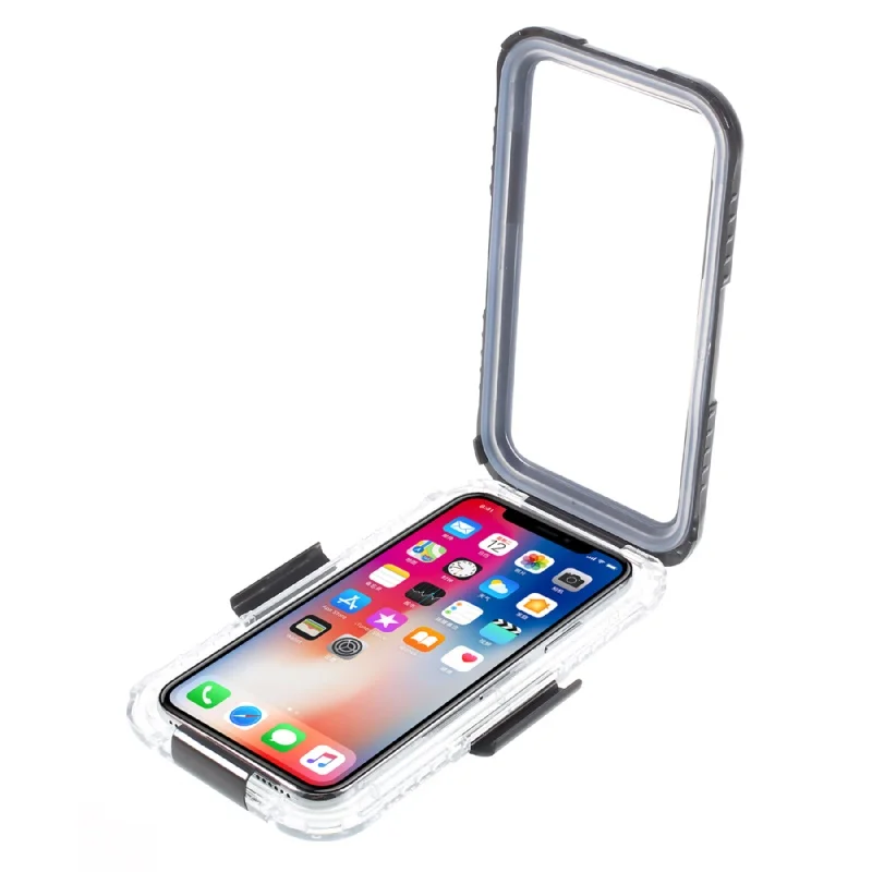 Seonstai للماء القضية ل iphone x السباحة الغوص صدمة المياه والدليل حالات آيفون 8 7 6 6 ثانية زائد التزلج الغطاء الخلفي fundas