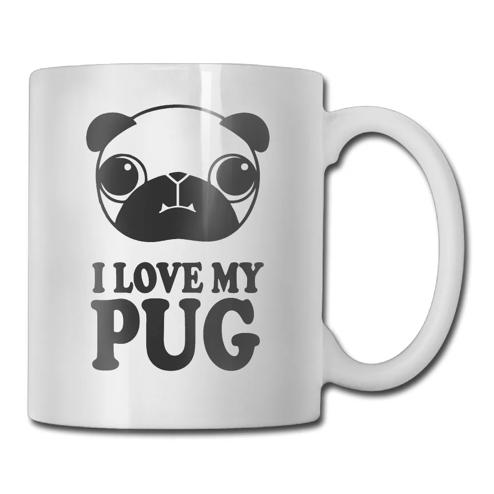 I love my pug coffee mug that keeps coffee hot grandpa tazas ceramic