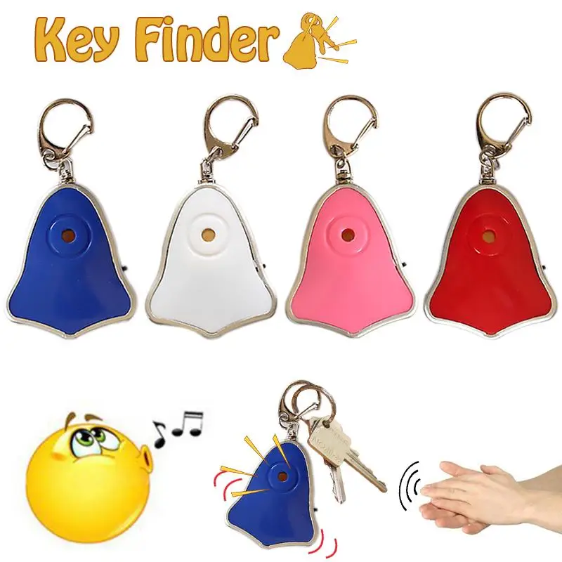 

Rondaful Mini Anti-lost Whistle Key Finder Flashing Beeping Remote Kids Key Bag Wallet Locators Child Alarm Reminder