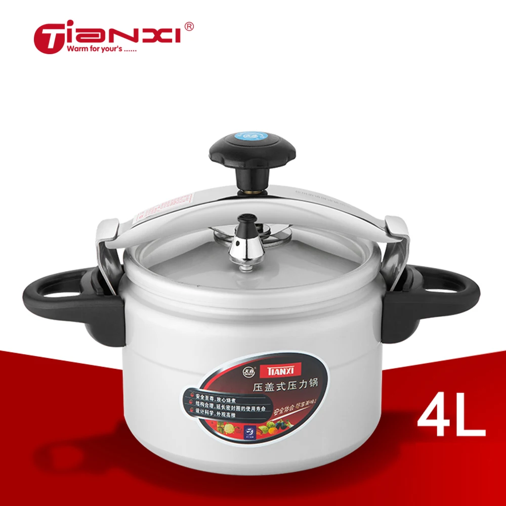 4L pressure cooker Aluminium alloy stew soup pot pan kitchen cookware