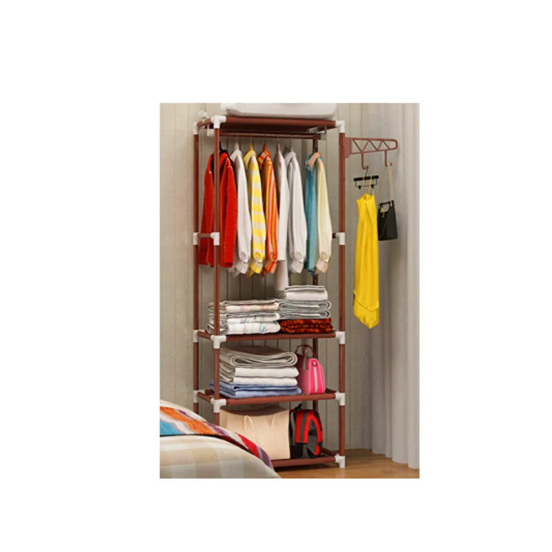  LF Sxsounai Simple coat rack Floor Hanger Creative Clothing rack Bedroom Shelf Foyer Storage Iron h - 32890027102