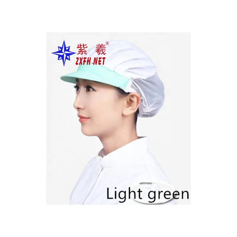 

Breathable dust kitchen chef caps waiter sanitary food workshop caps