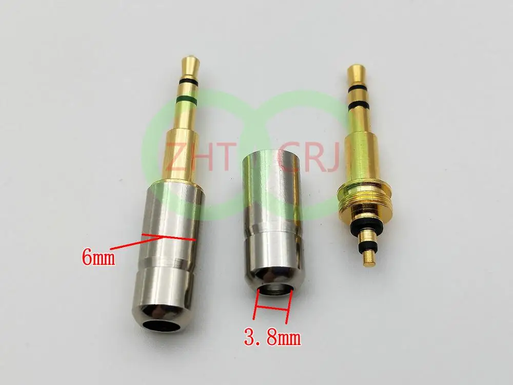 20pcs 2 5mm mono Stereo plug for Audio Headphones adapter connector