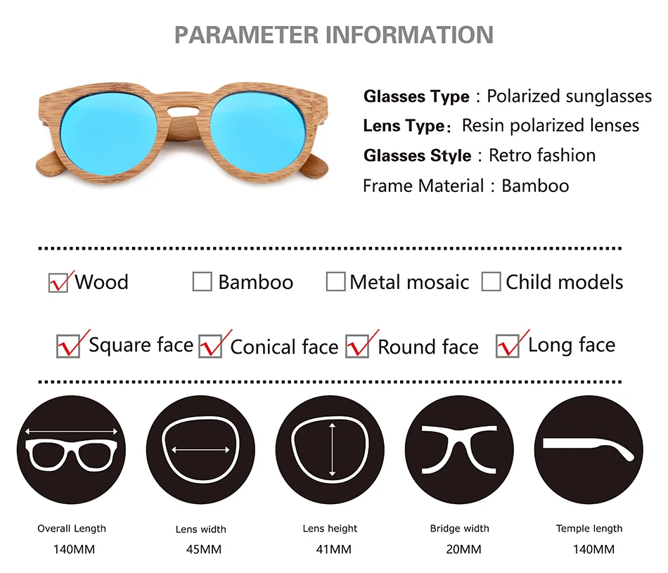 Angcen, женские солнцезащитные очки, женские, поляризационные, брендовые, дизайнерские, солнцезащитные очки, Ретро стиль, дерево, бамбук, Овальные, солнцезащитные очки, день и ночь, для вождения