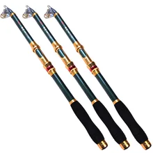 2 шт./лот углерода Волокно телескопическая Рыбалка стержень Рыбалка полюс Мощность XH 2.1/2.4/2.7/3.0/3.6 м резина/металлической ручкой Рыбалка снасти