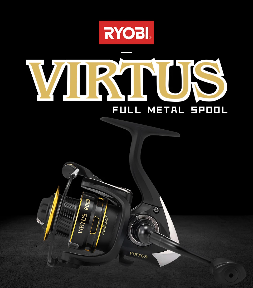 RYOBI VIRTUS катушки для спиннинга 2000/3000/4000/6000/8000 4+ 1 BB 5,0: 1/5. 1:1 2,5-7,5 кг Мощность Япония катушка carretilha