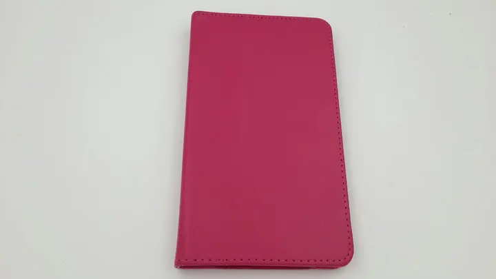 Чехол для планшета lenovo A3300, 7-дюймовый чехол из искусственной кожи личи, тонкий защитный чехол для планшета lenovo A7-30+ ручка - Цвет: Розовый