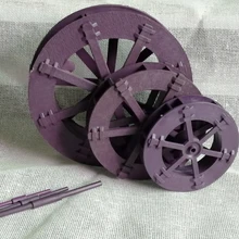 Детские Образовательные 1х PP пластиковые водяные колеса мельница