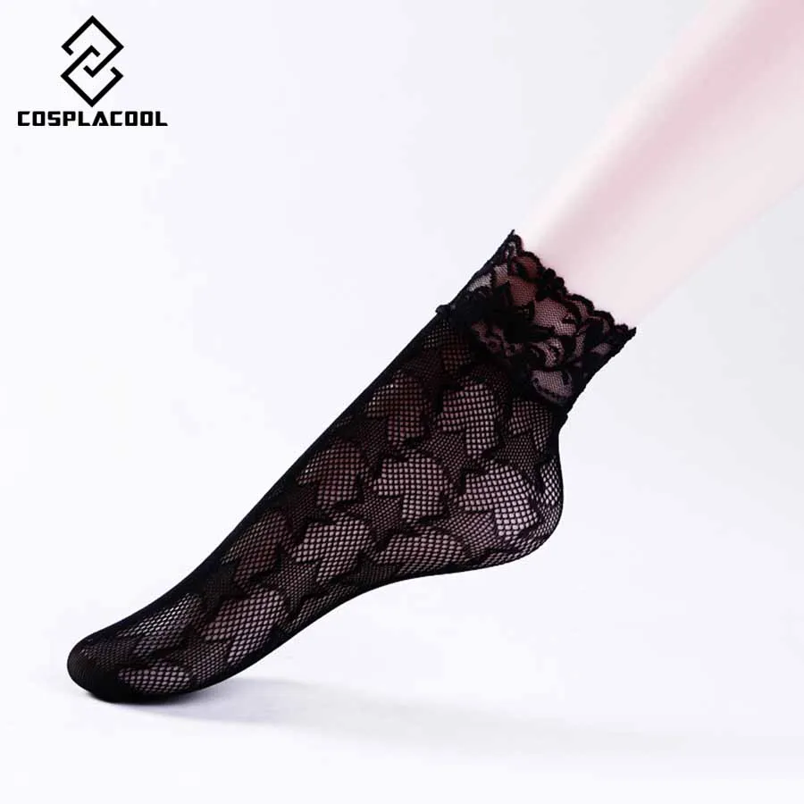[Cospacool] Новые модные сексуальные ажурные носки для женщин/девушек Sox Meias женские