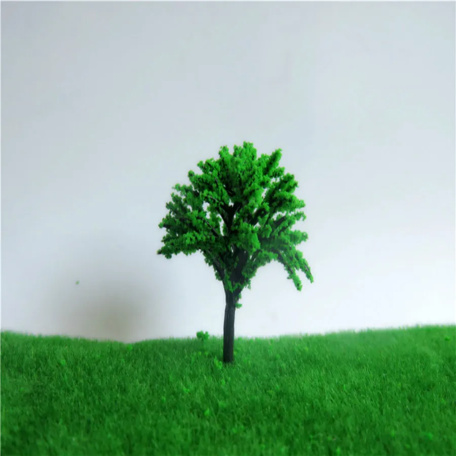 new architecture 3d scale artificial plastic model  green tree  layout285