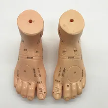 1 пара 13 см модель иглоукалывания стопы игла модель акупунктурной точки акупунктурный массаж ног медицинская модель