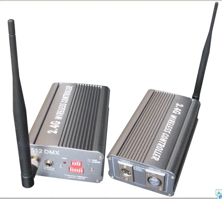 2 4G беспроводной контроллер DMX 512 Одна пара сигнала квитанция и эмиттер | Лампы