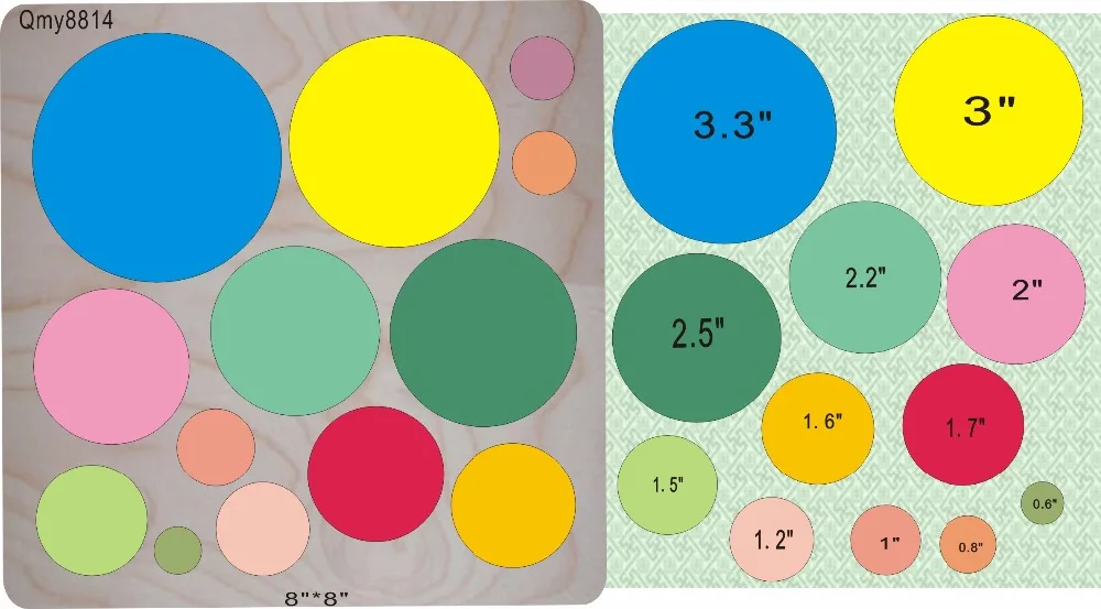 

circular Wood Mould is compatible with most leading machines Mold thickness: 15.8mm