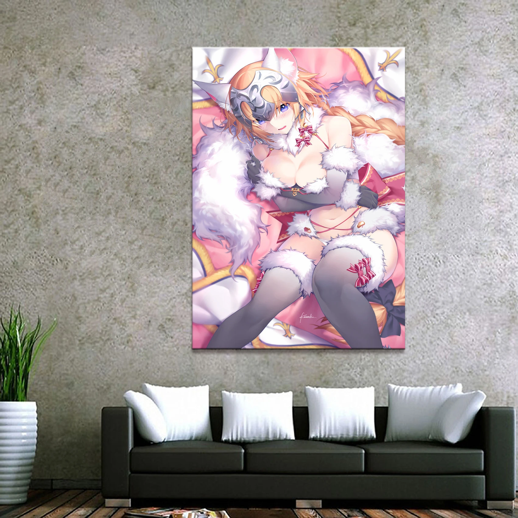 

Home Decor Canvas 1 Piece Cute Sexy Anime Fate Grand Order Mashu Art Posters and Prints Painting Home Decoration Wall Pictures