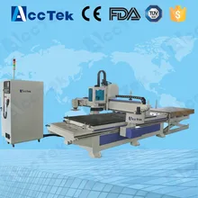 Auto-feeding wood working machine for furniture AKM1325AF wooden door cutting machine cnc router for sale