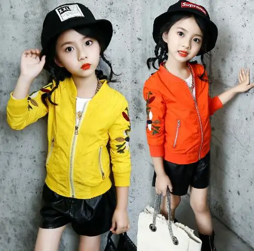 

Children Jacket For Girls Coat Kids Clothes Fashion Children's Spring Jackets Girl Tops Casual Zipper Outerwear