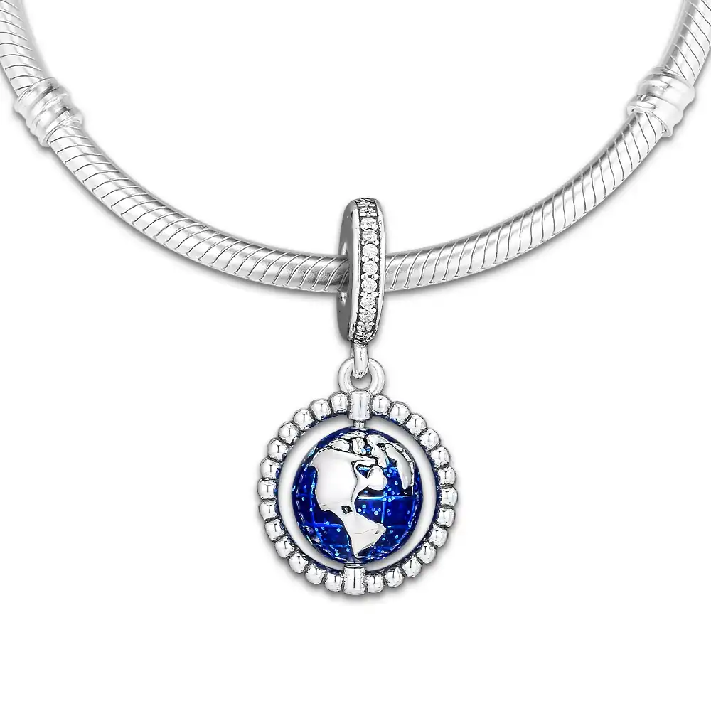 charms pandora globe charms pandora globe