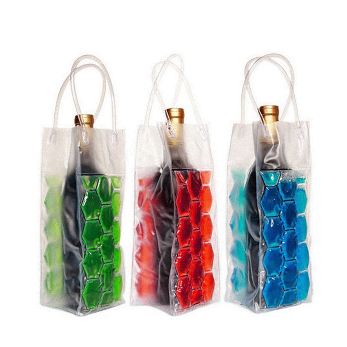

New Portable Wine Bottle Freezer Bag Beer Chilling Cooler Ice Bag Liquor Ice-Cold Tools Two-Sided Wine Liquor Cooler Tool