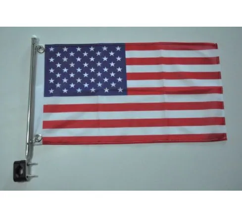 Лодка яхта морской флагшток с флагом США 1" x 18" Нержавеющая сталь рейка-AM