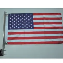 Лодка яхта морской флагшток с флагом США 1" x 18" Нержавеющая сталь рейка-AM