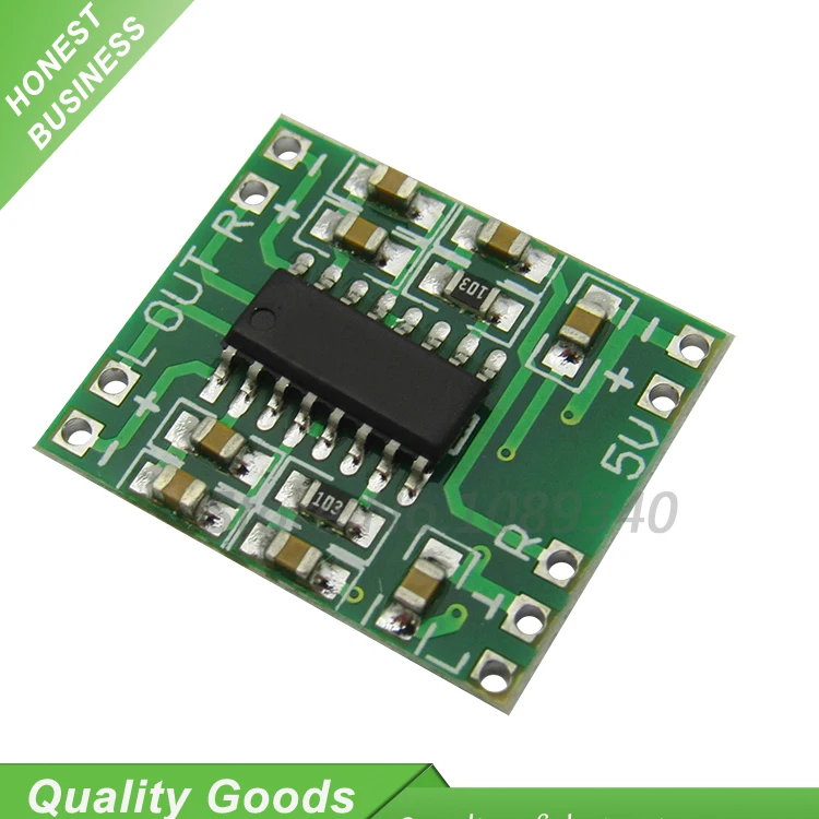

PAM8403 Super mini digital amplifier board 2 * 3W Class D digital amplifier board USB supply -8403 8403
