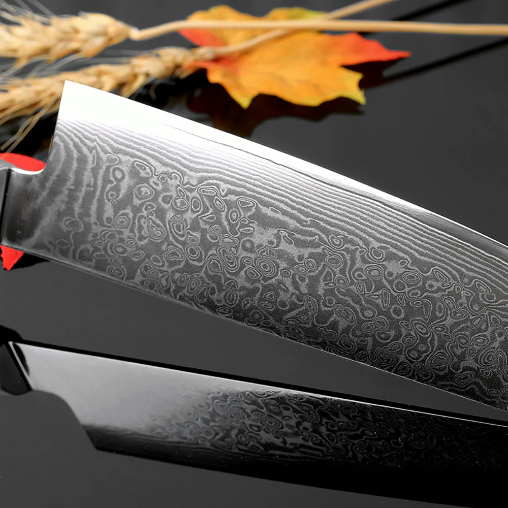 XITUO High Quality Damascus Chef Knife Blade Blank DIY Handmade Creation Kitchen Steel Billet Material Hand Tools Turkey Salmon